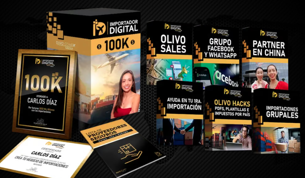 Importador Digital 100K Olivo Comex Group